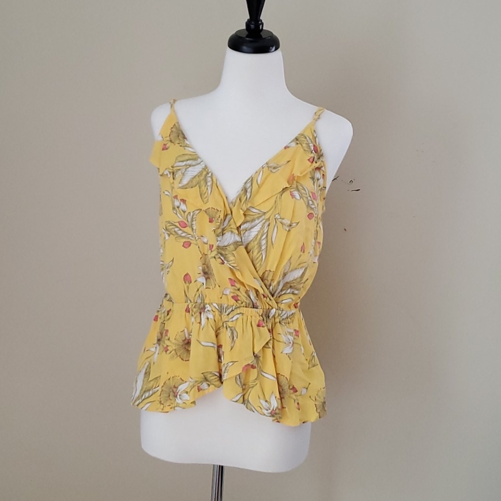 Floral Print Wrap Tanktop